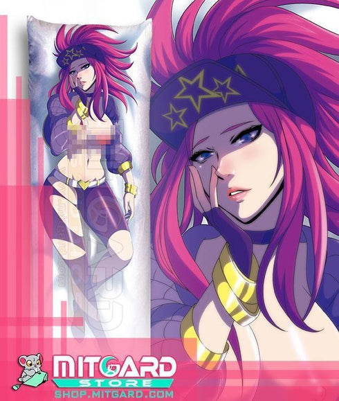 LEAGUE OF LEGENDS Akali KDA | Popstar V1 Body pillow case dakimakura - 2